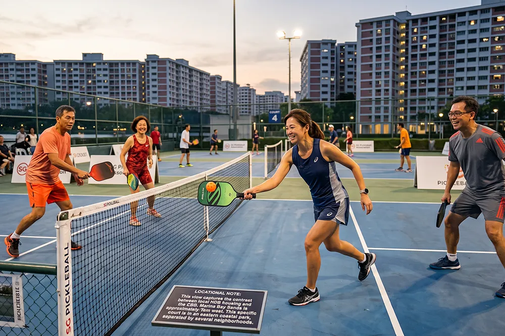 Evening games under the court lights are harder on your eyes than morning sessions